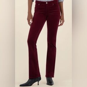 Kut from the Kloth Corduroy Natalie Bootcut Dark Cherry Size 6 / 28